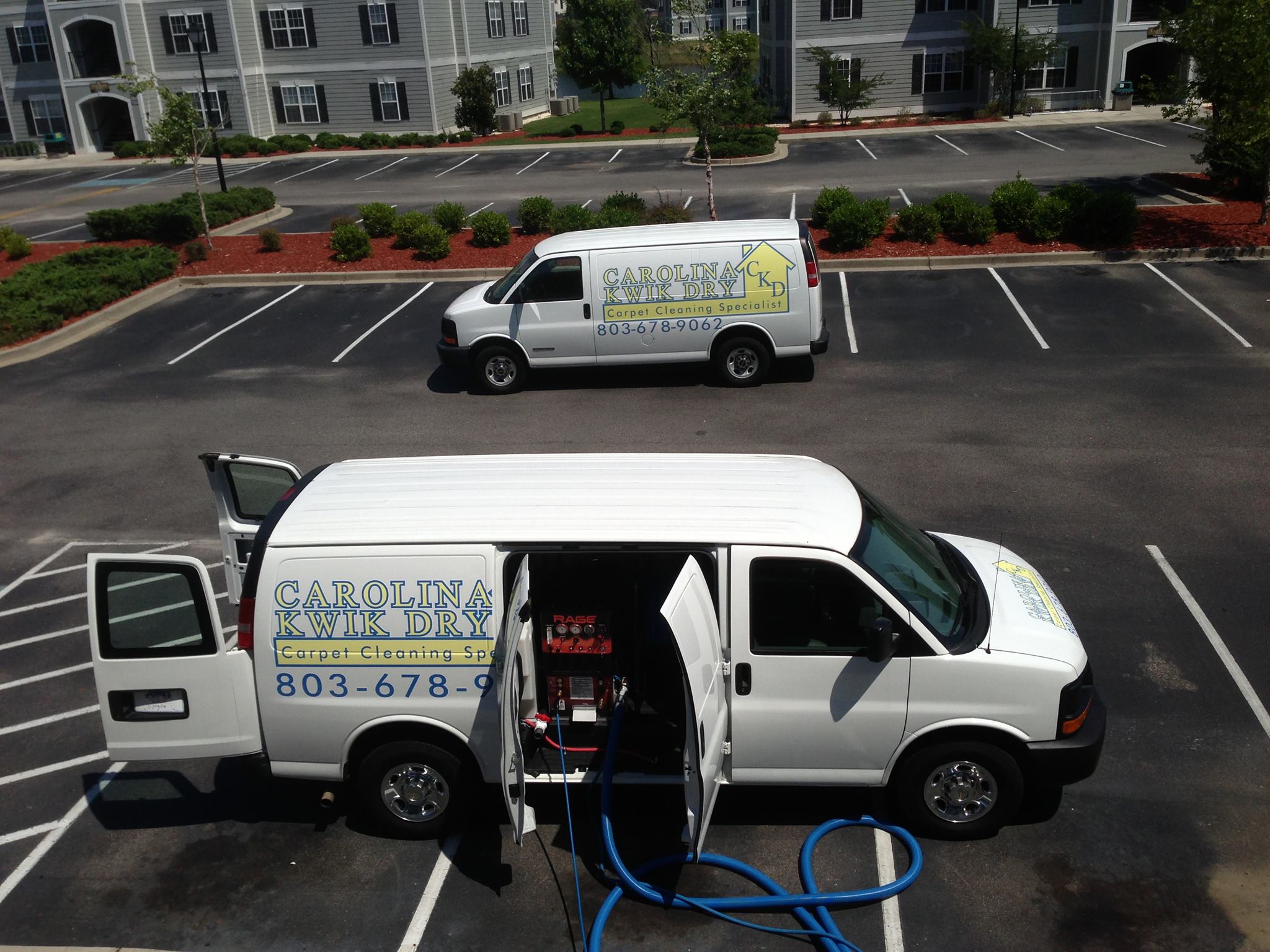 carpet cleaning vans
